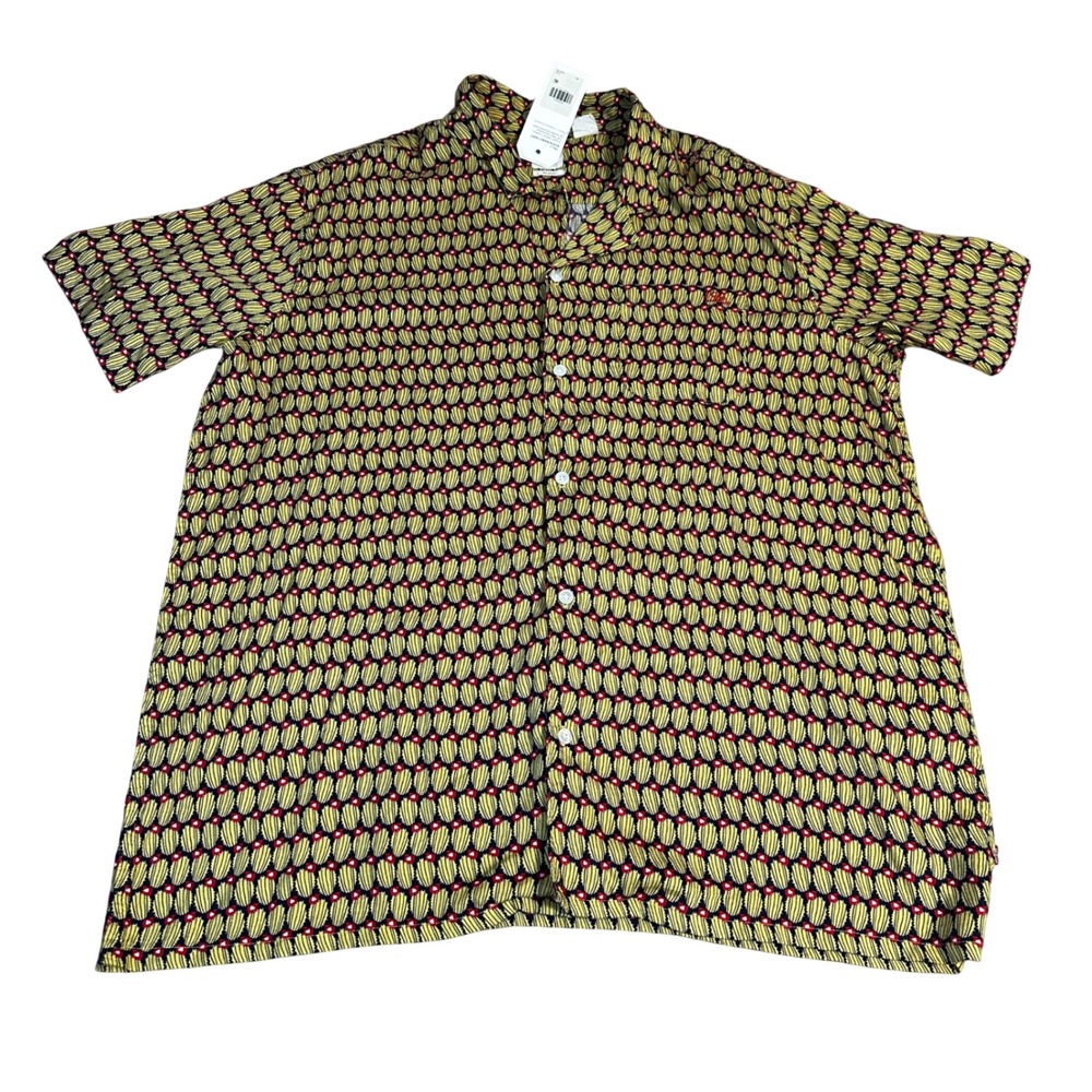 Levi's Mens Relaxed Fit Cactus Print Short Sleeve Button Up Shirt XL